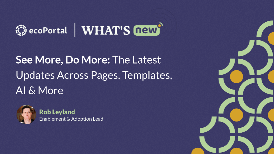 [EXT] 0626 Whats new in ecoPortal Deck