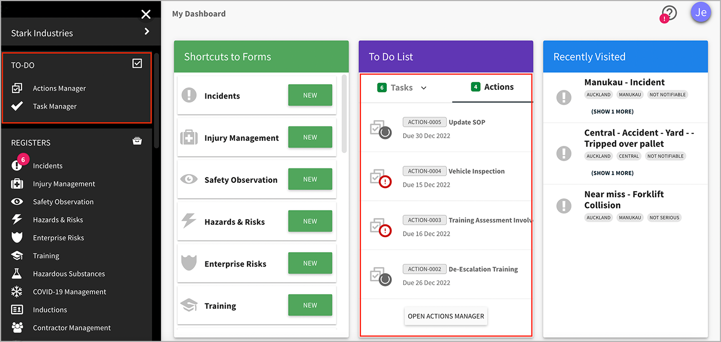 Actions-Tasks-To-Do