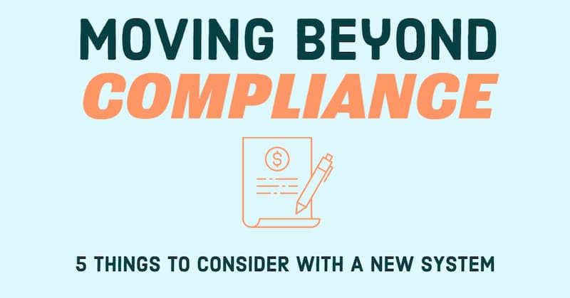 Moving beyond compliance