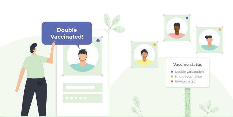 Vaccine status tracker