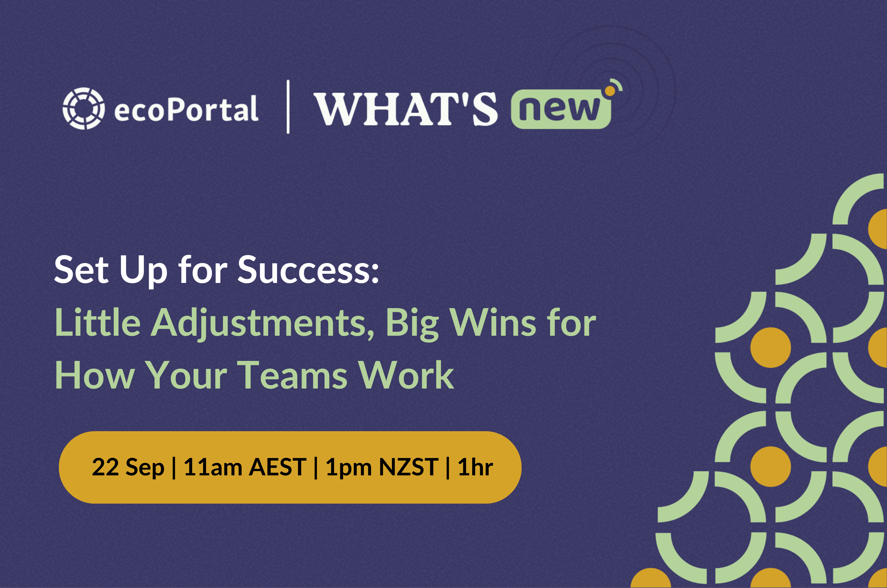 Set Up for Success: Little Adjustments, Big Wins for How Your Teams Work