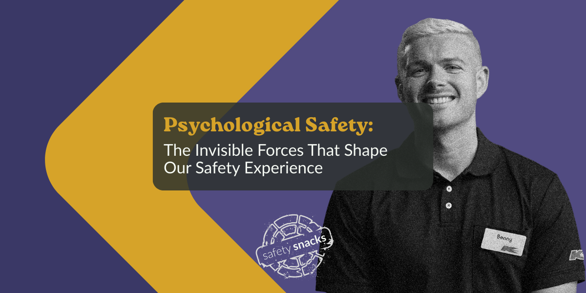 The Invisible Forces That Shape Our Safety Experience