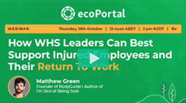 Return to work webinar